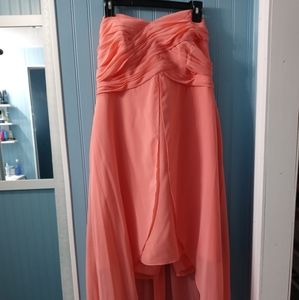 Strapless gown